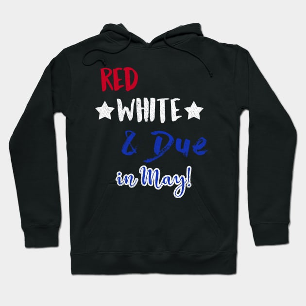 Red White and Due in May Hoodie by joshp214